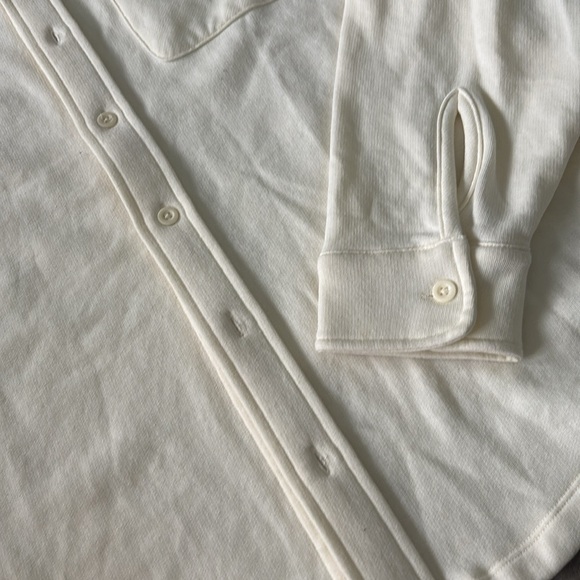 NWT VS PINK Oversized Reverse Fleece Shacket - Picture 5 of 6